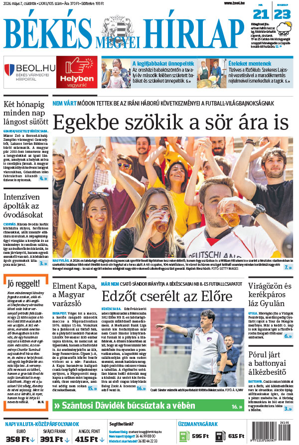 Lapszám: 2026. 05. 07.