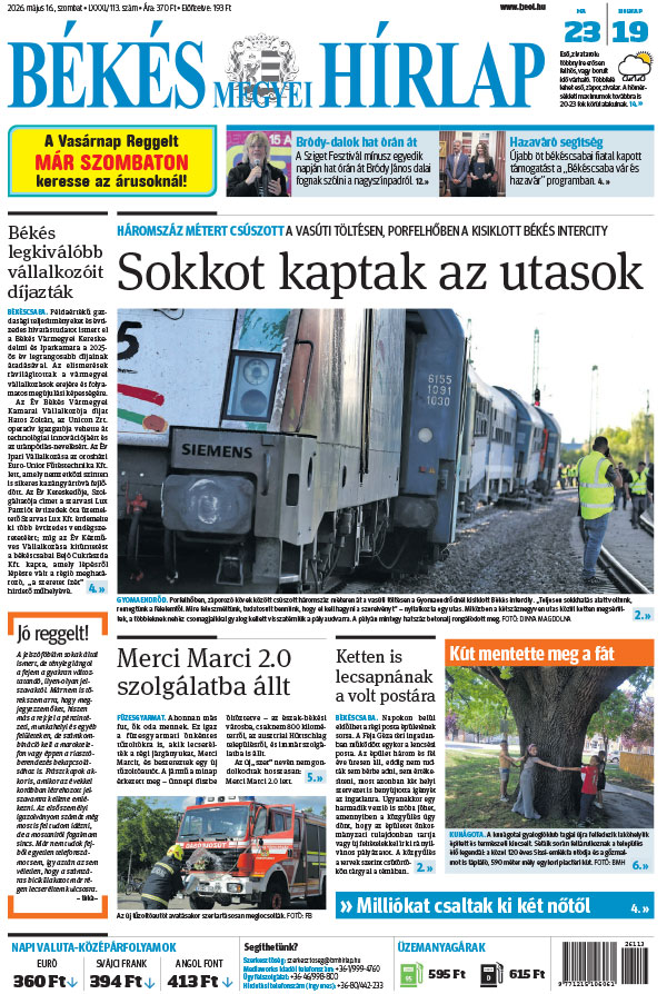Lapszám: 2026. 05. 16.