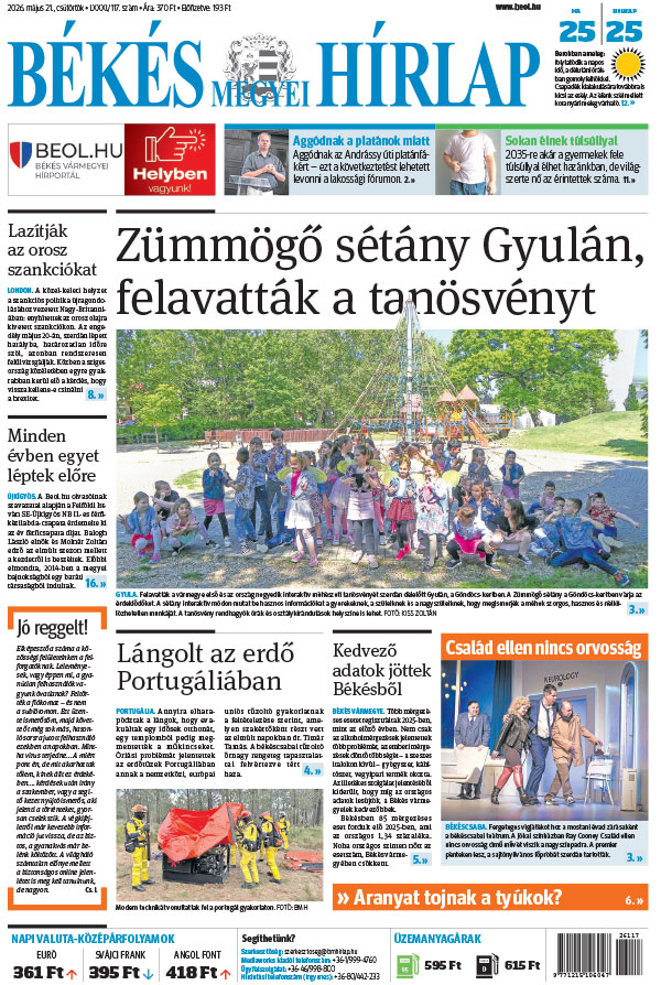 Lapszám: 2026. 05. 21.