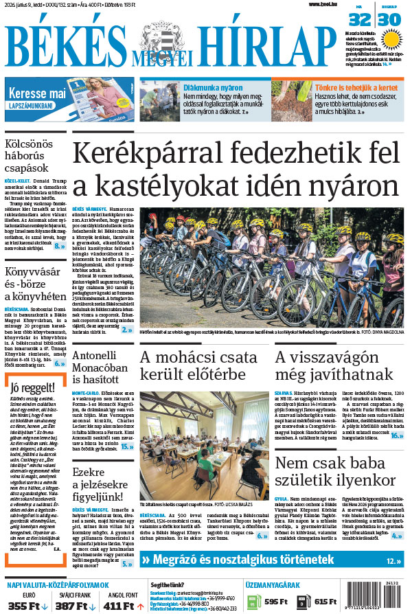 Lapszám: 2026. 06. 09.