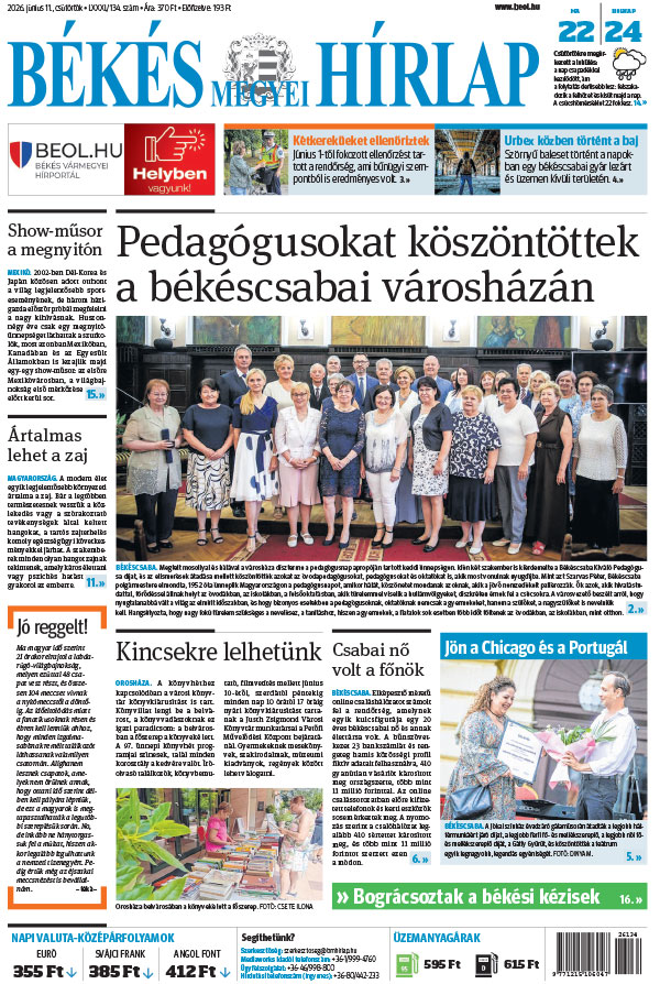 Lapszám: 2026. 06. 11.